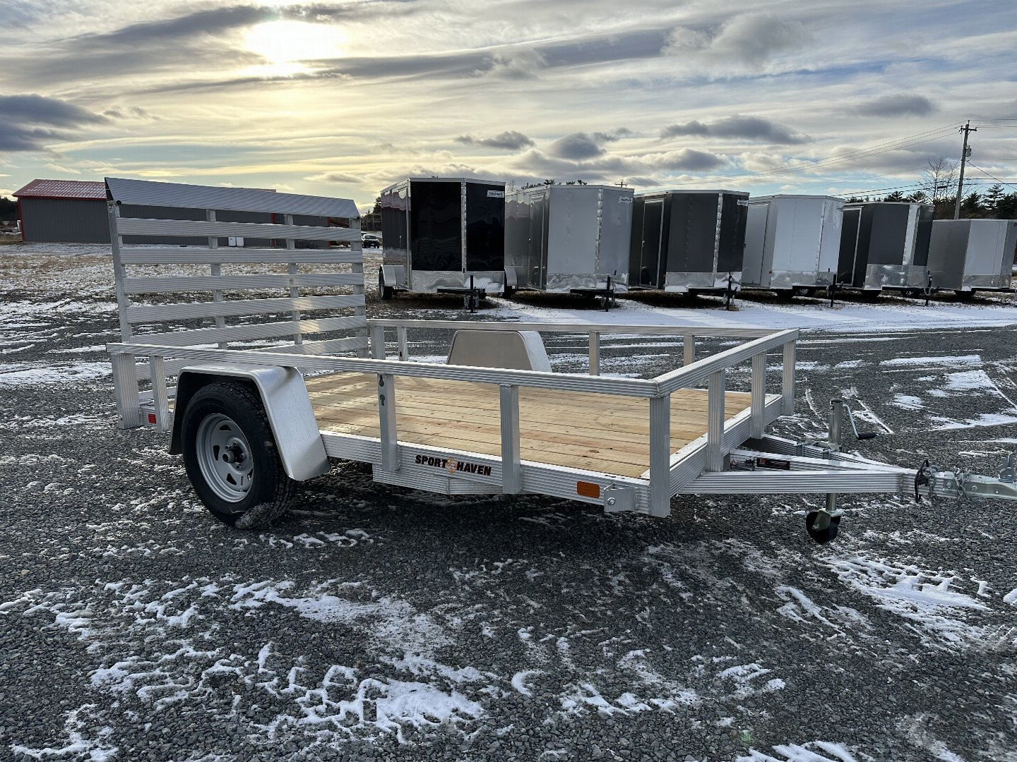 New 2025 Sport Haven AUT610 Aluminum Utility Trailer