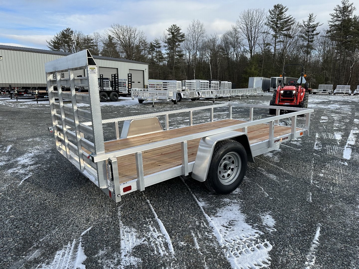 New 2025 Sport Haven AUT612 Aluminum Utility Trailer