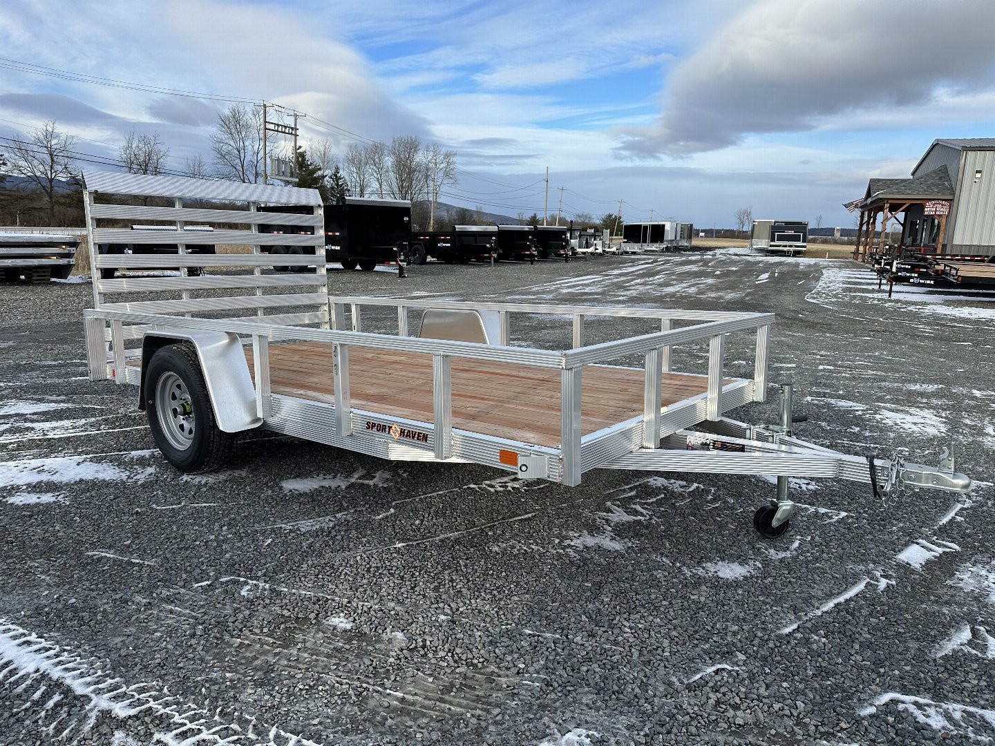 New 2025 Sport Haven AUT612 Aluminum Utility Trailer