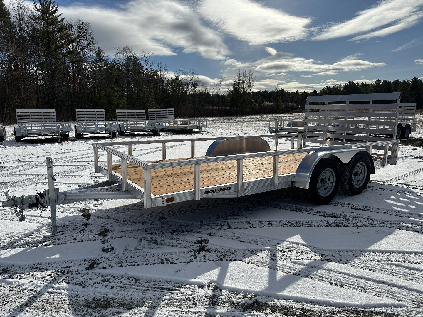 New 2025 Sport Haven AUT716T Aluminum Utility Trailer