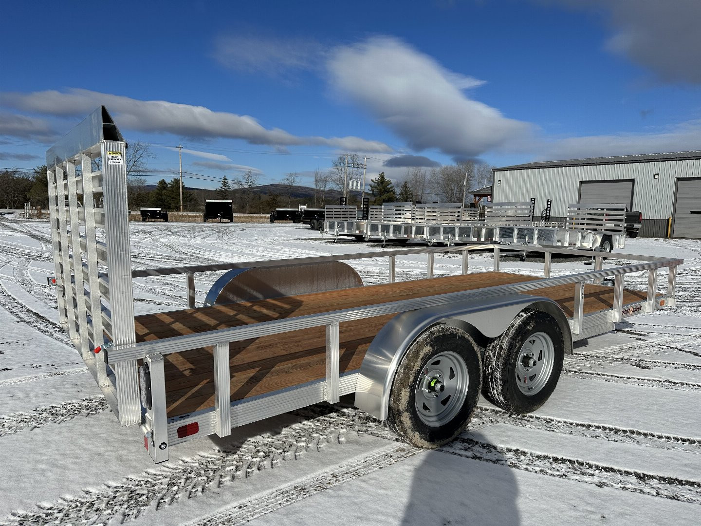 New 2025 Sport Haven AUT716T Aluminum Utility Trailer