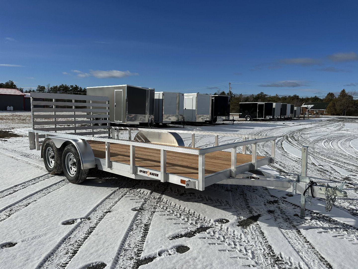 New 2025 Sport Haven AUT716T Aluminum Utility Trailer