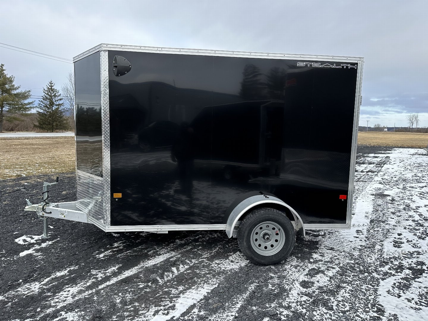 New 2025 ALCOM 6 X 10 STEALTH Cargo / Enclosed Trailer