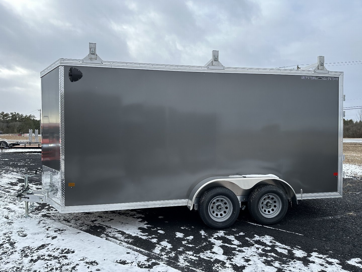New 2025 ALCOM 7 X 16 STEALTH Cargo / Enclosed Trailer
