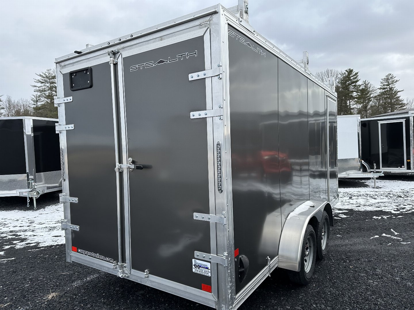 New 2025 ALCOM 7 X 16 STEALTH Cargo / Enclosed Trailer