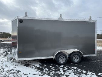 New 2025 ALCOM 7 X 16 STEALTH Cargo / Enclosed Trailer