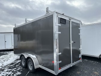 New 2025 ALCOM 7 X 16 STEALTH Cargo / Enclosed Trailer