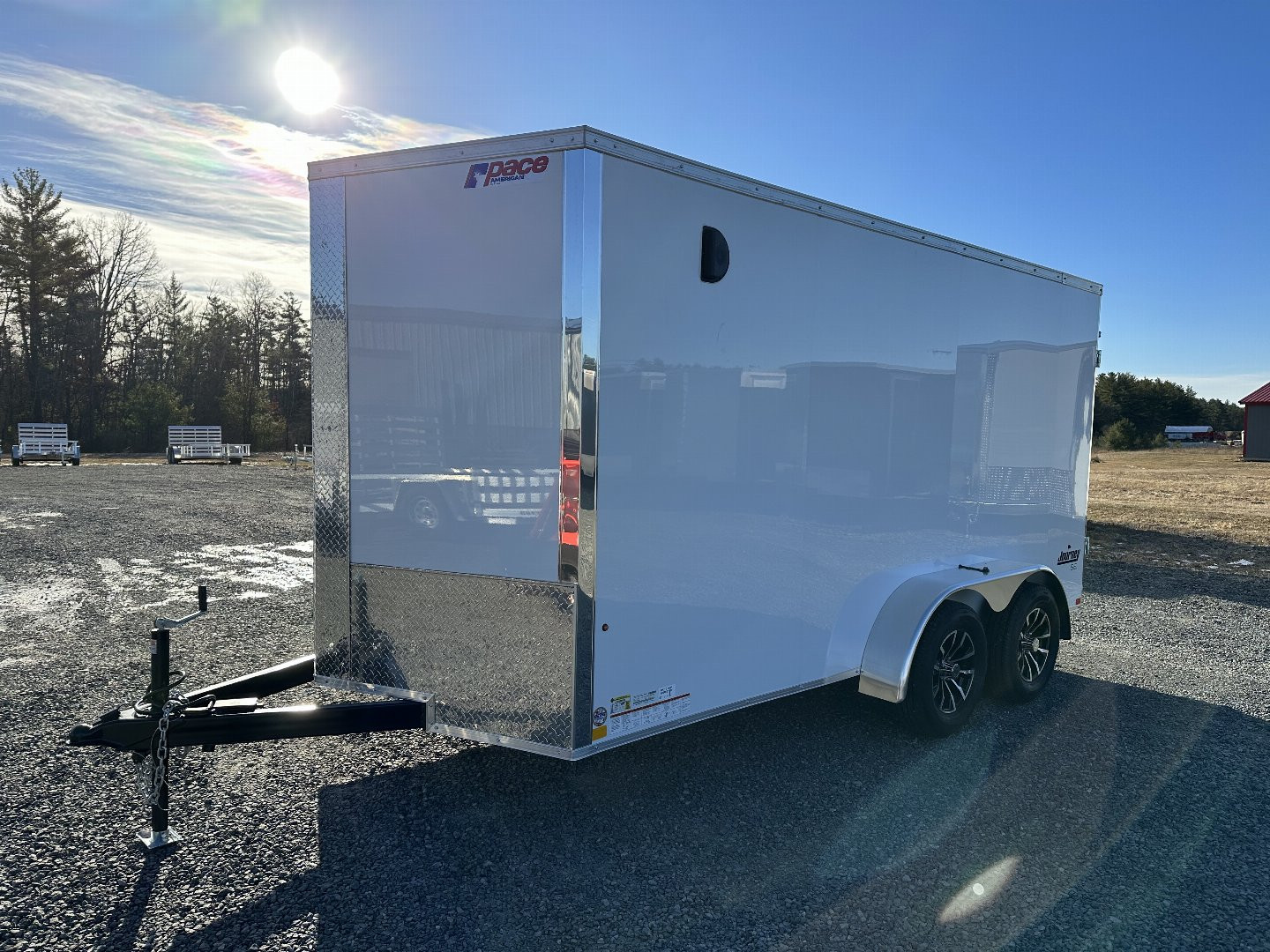 New 2025 Pace American 7 X 14 JOURNEY SE Enclosed Trailer