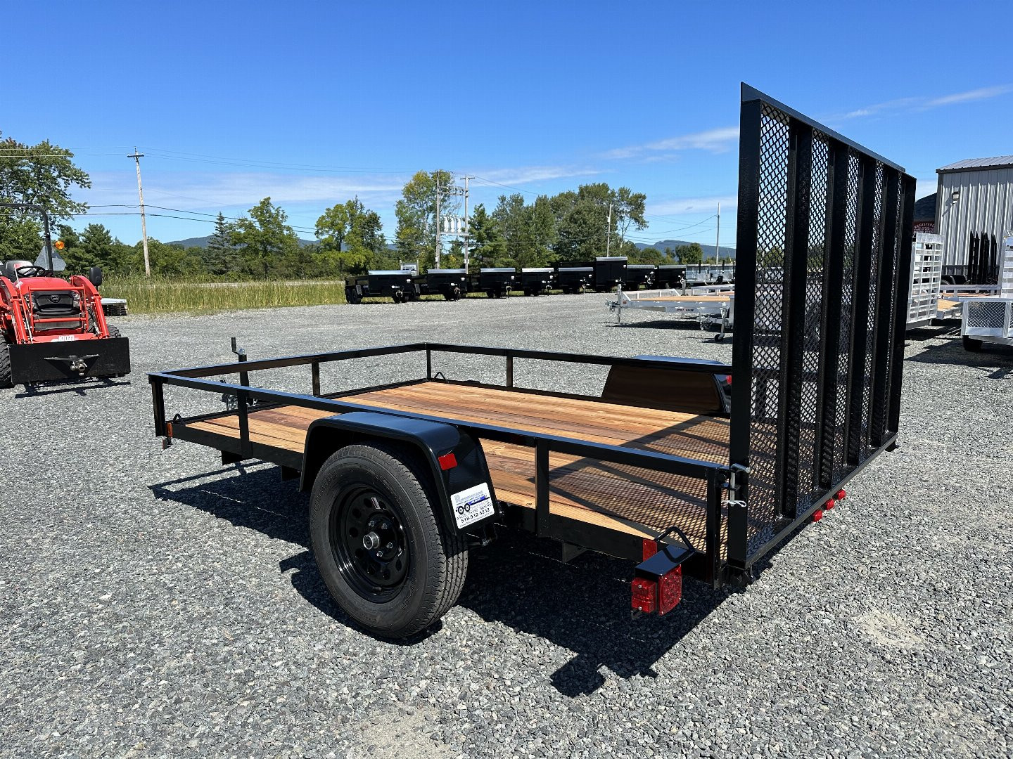 New 2025 BWISE UTE-610 Utility Trailer