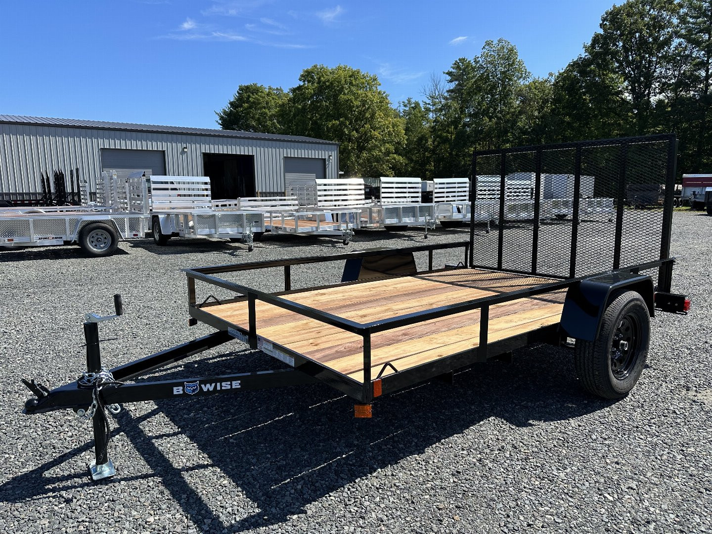 New 2025 BWISE UTE-610 Utility Trailer