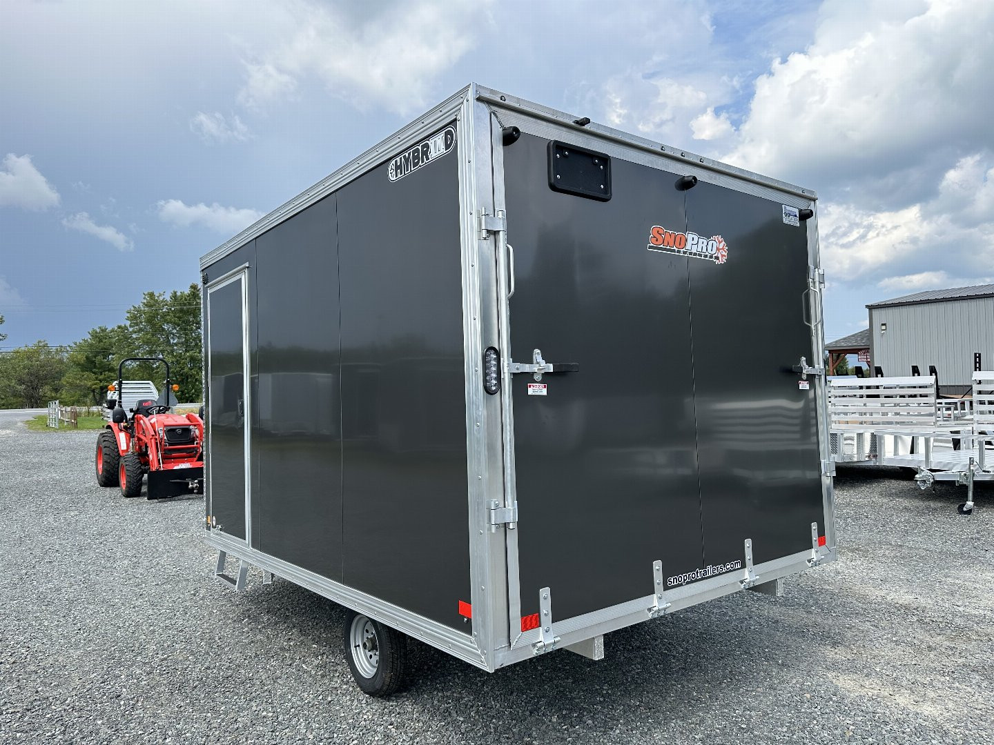 New 2025 ALCOM 101 X 12 HYBRID 3.0 Snowmobile Trailer