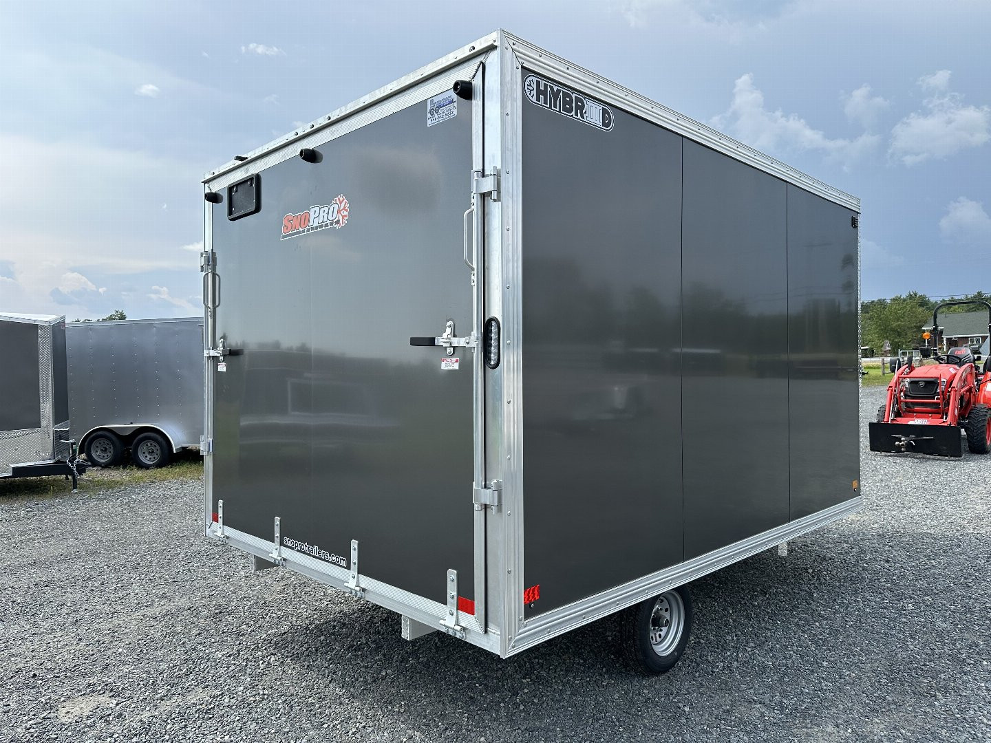 New 2025 ALCOM 101 X 12 HYBRID 3.0 Snowmobile Trailer
