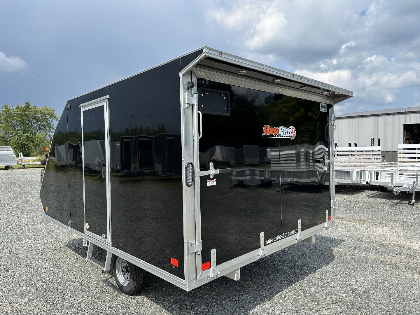 New 2025 ALCOM 101 X 12 HYBRID Snowmobile Trailer
