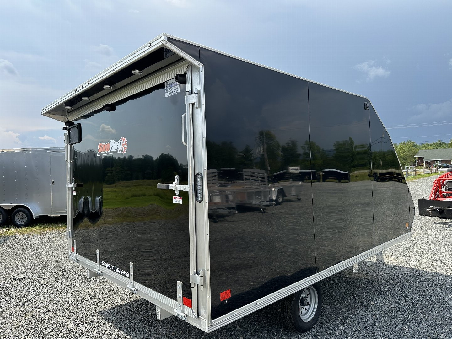New 2025 ALCOM 101 X 12 HYBRID Snowmobile Trailer