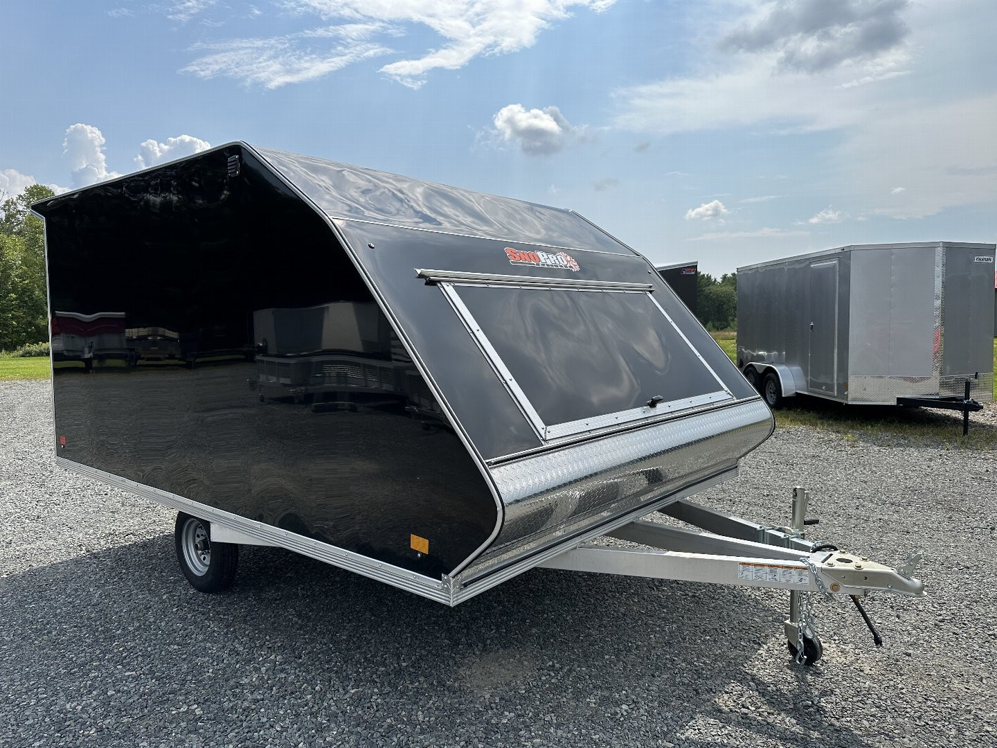 New 2025 ALCOM 101 X 12 HYBRID Snowmobile Trailer