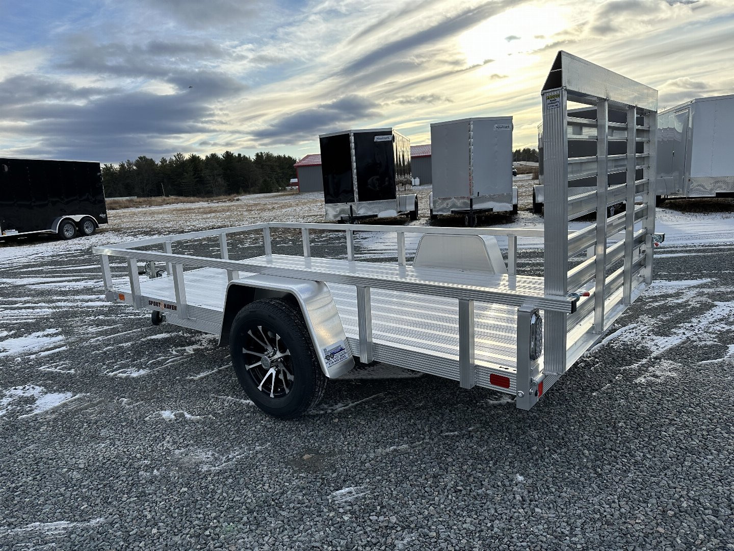 New 2025 Sport Haven SUT612D Aluminum Utility Trailer