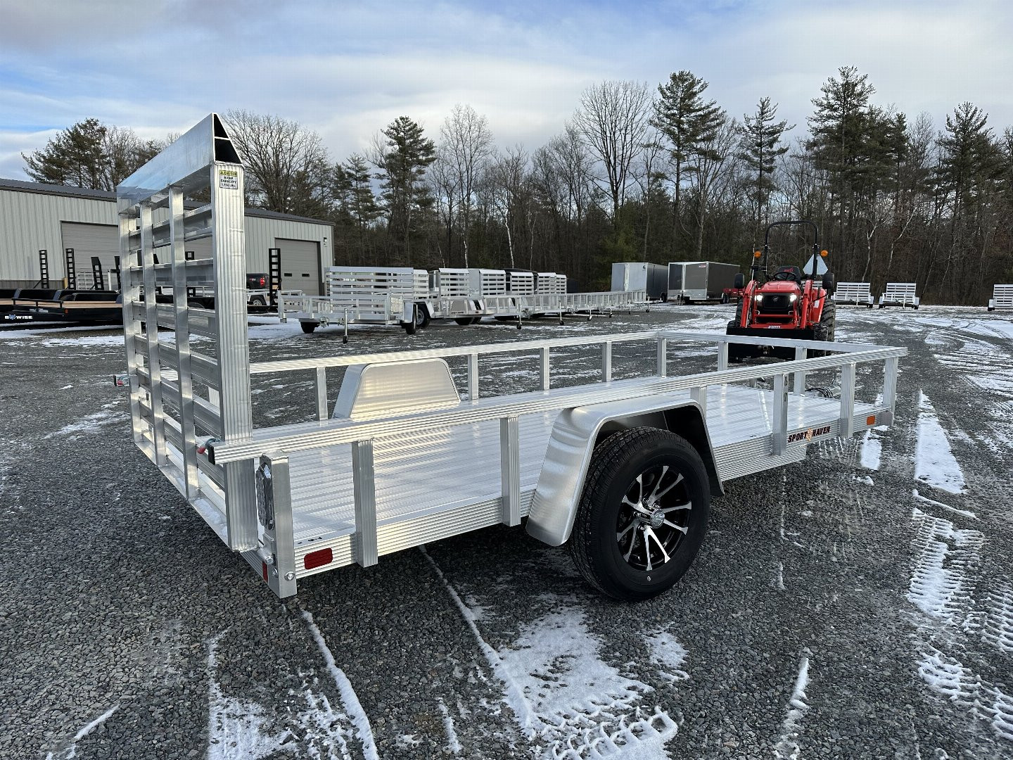 New 2025 Sport Haven SUT612D Aluminum Utility Trailer