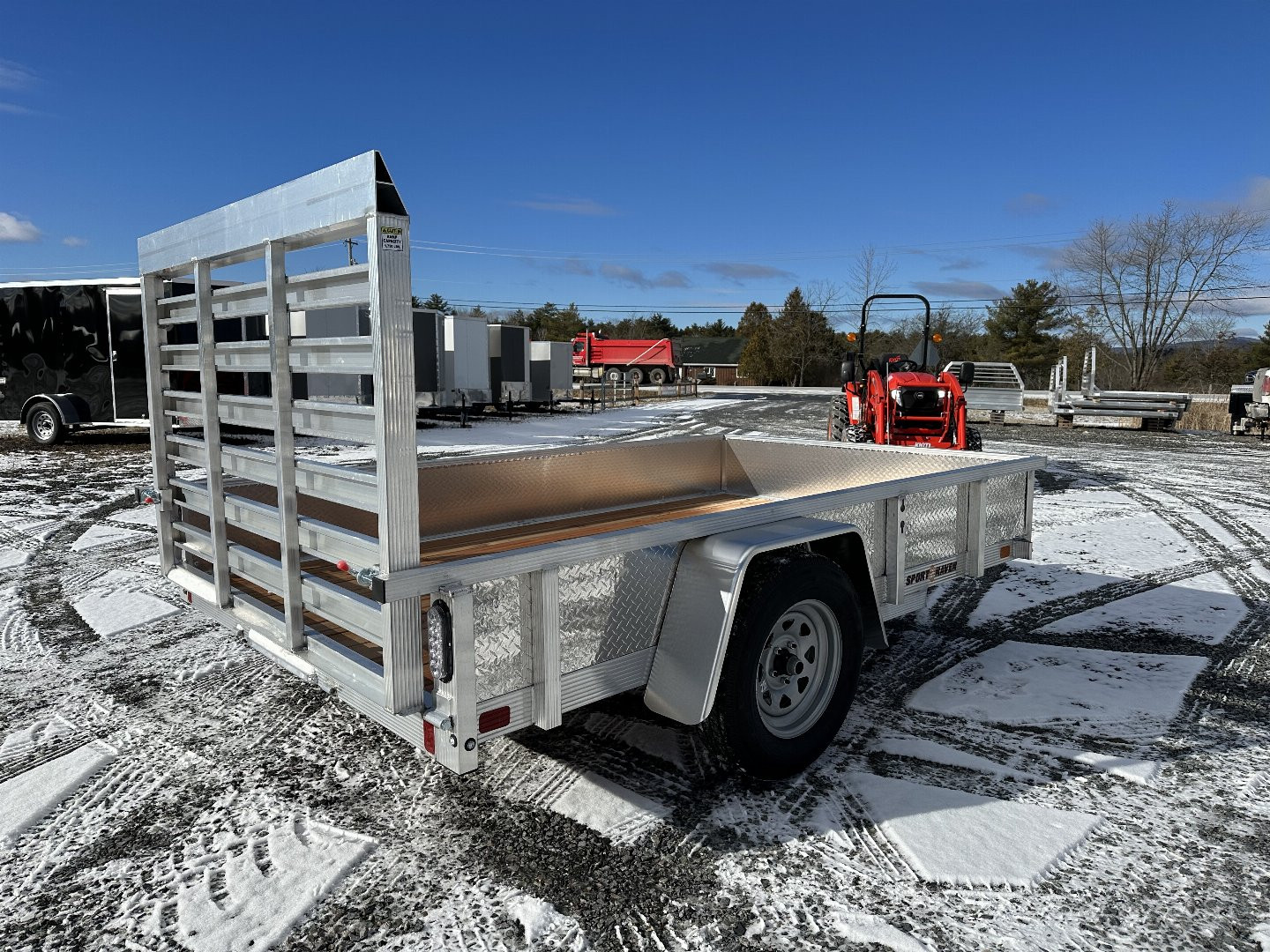 New 2025 Sport Haven AUT610 Aluminum Utility Trailer