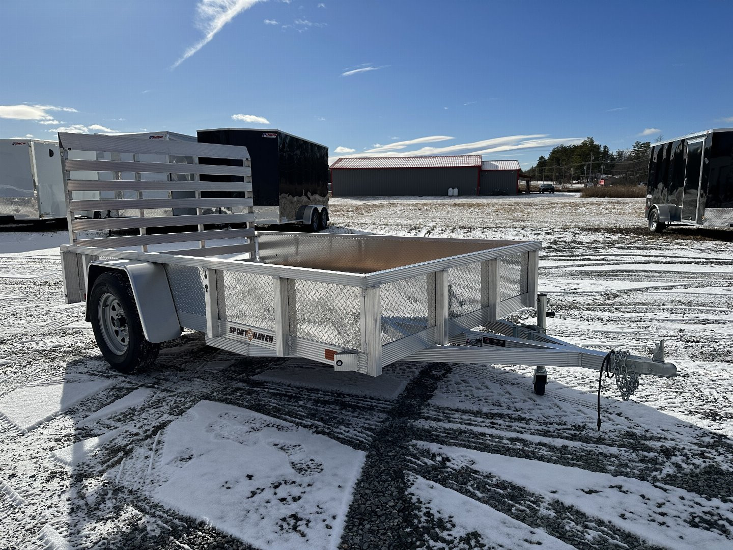 New 2025 Sport Haven AUT610 Aluminum Utility Trailer