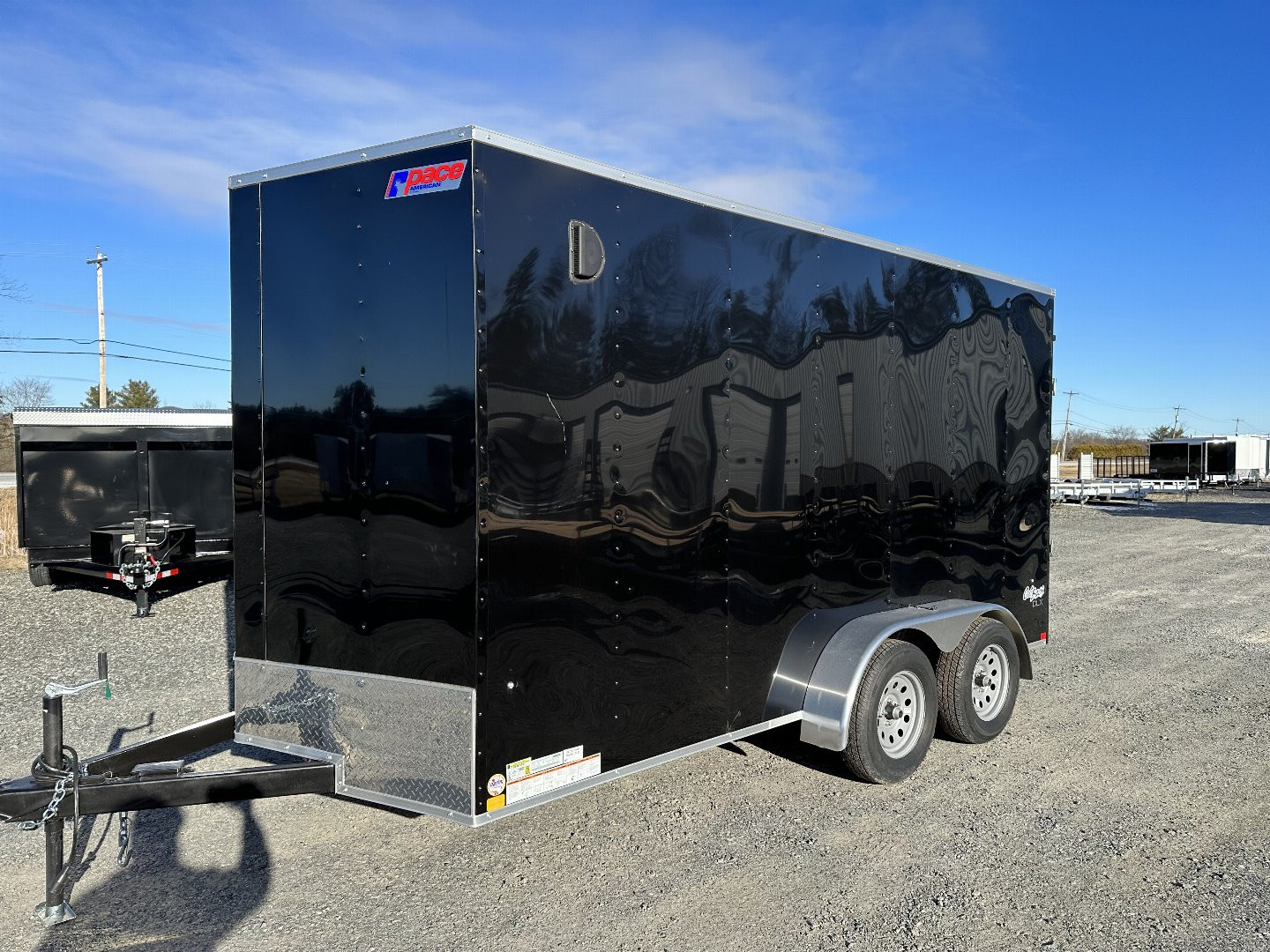 New 2024 Pace American 7 X 14 OUTBACK DLX Cargo / Enclosed Trailer