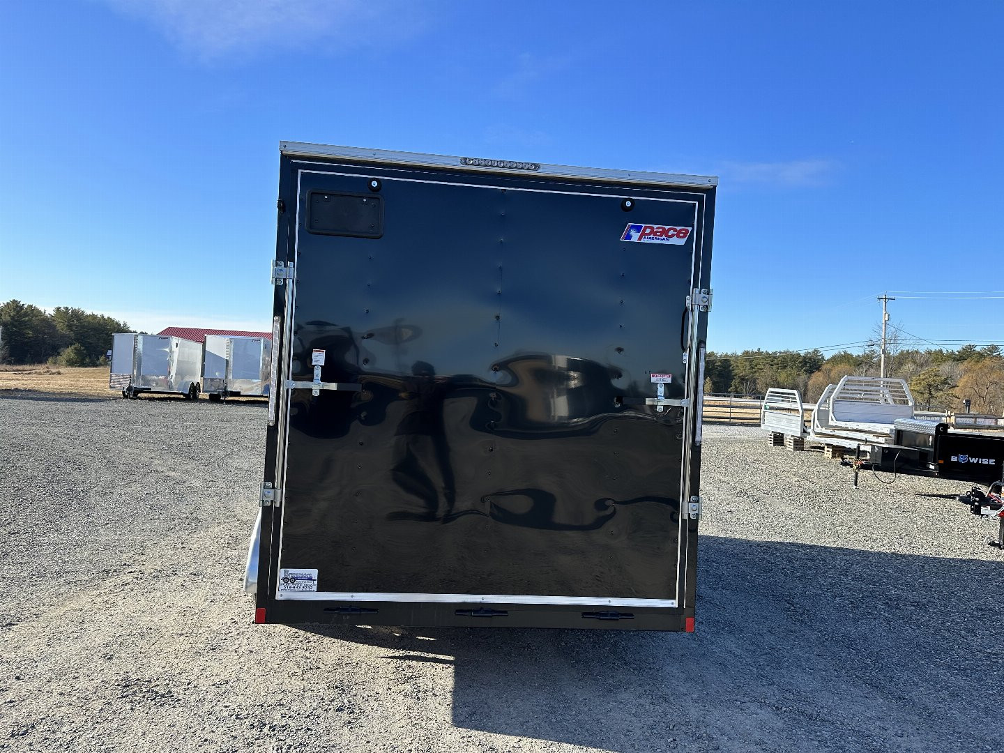New 2024 Pace American 7 X 14 OUTBACK DLX Cargo / Enclosed Trailer