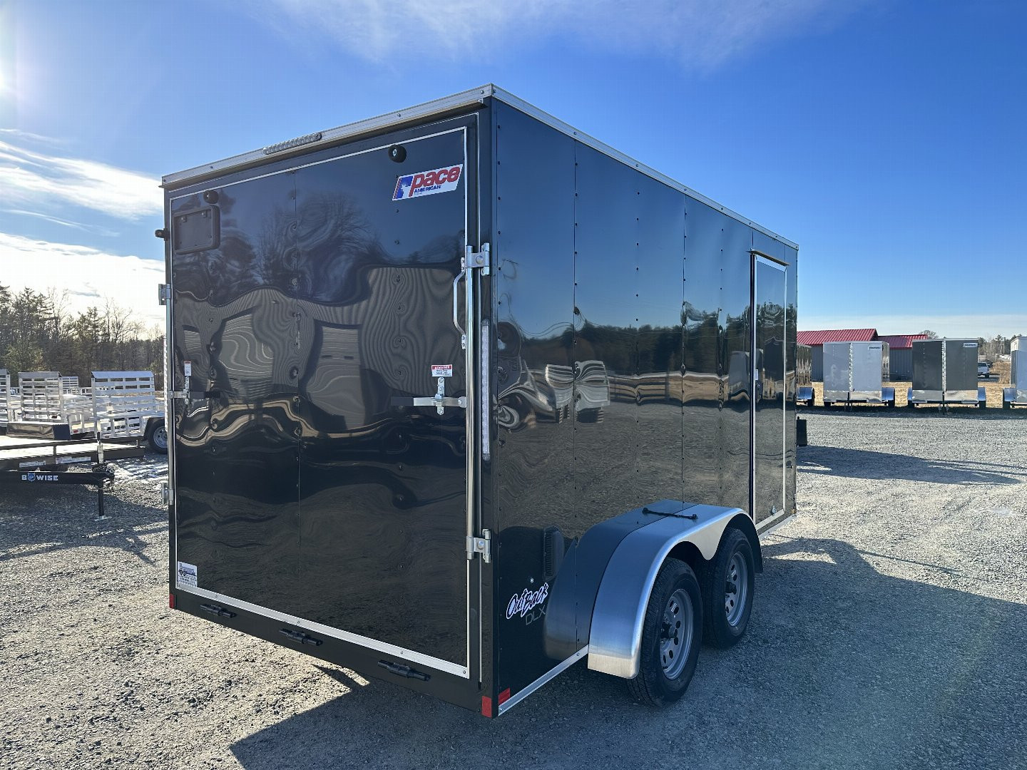 New 2024 Pace American 7 X 14 OUTBACK DLX Cargo / Enclosed Trailer