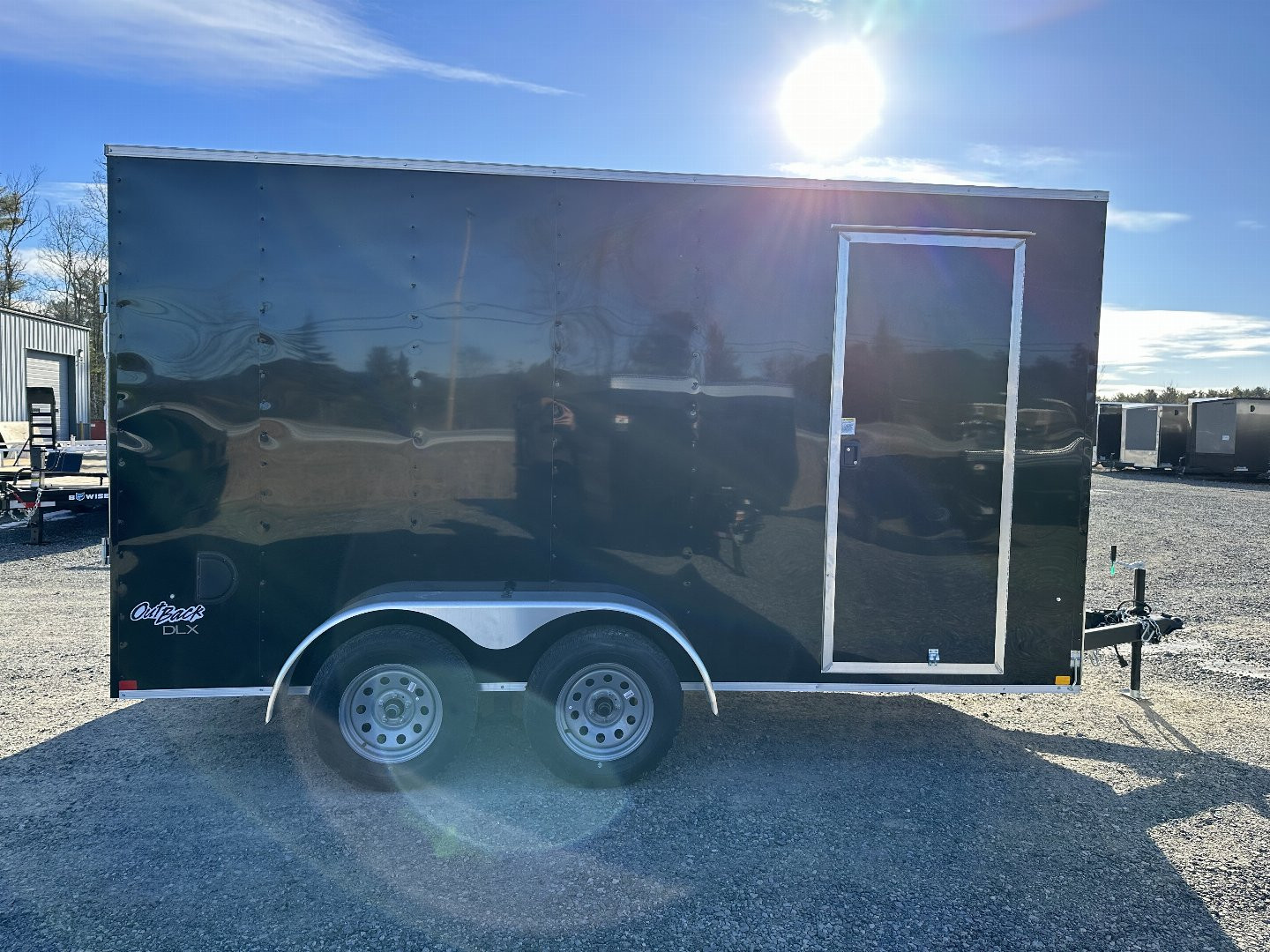 New 2024 Pace American 7 X 14 OUTBACK DLX Cargo / Enclosed Trailer