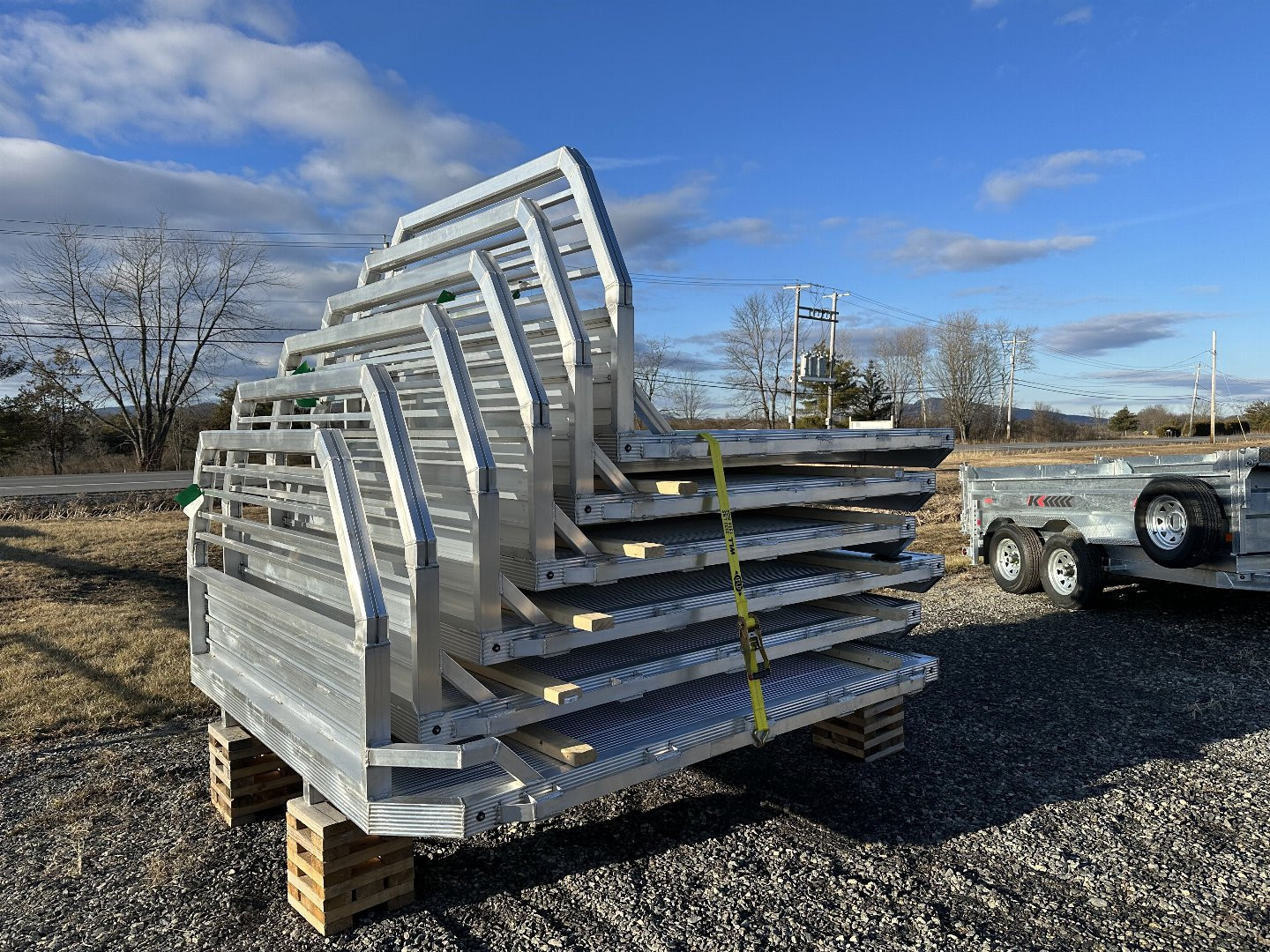 New 2024 ALCOM ALUMINUM 85 1/2" X 102" Truck Bed