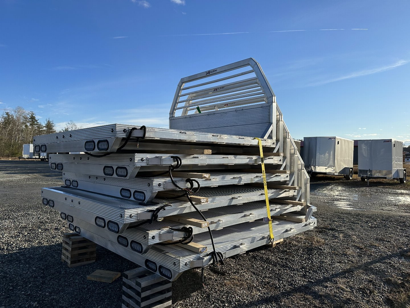 New 2024 ALCOM ALUMINUM 85 1/2" X 102" Truck Bed