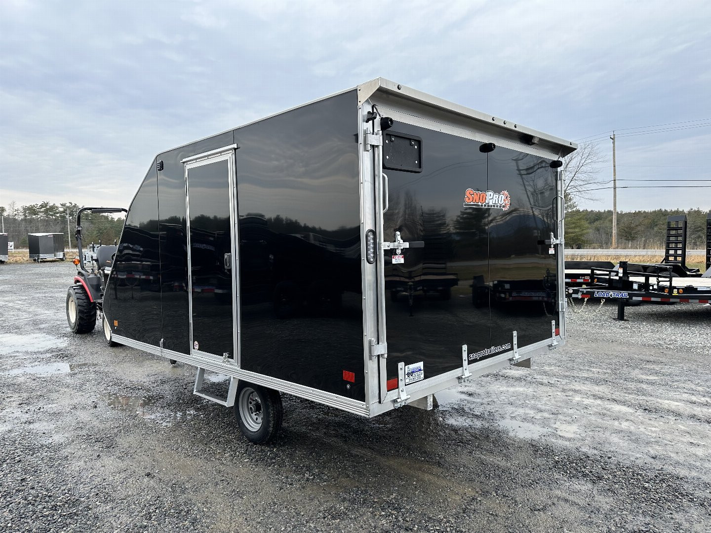 New 2024 SNOPRO  101 X 12 HYBRID Snowmobile Trailer