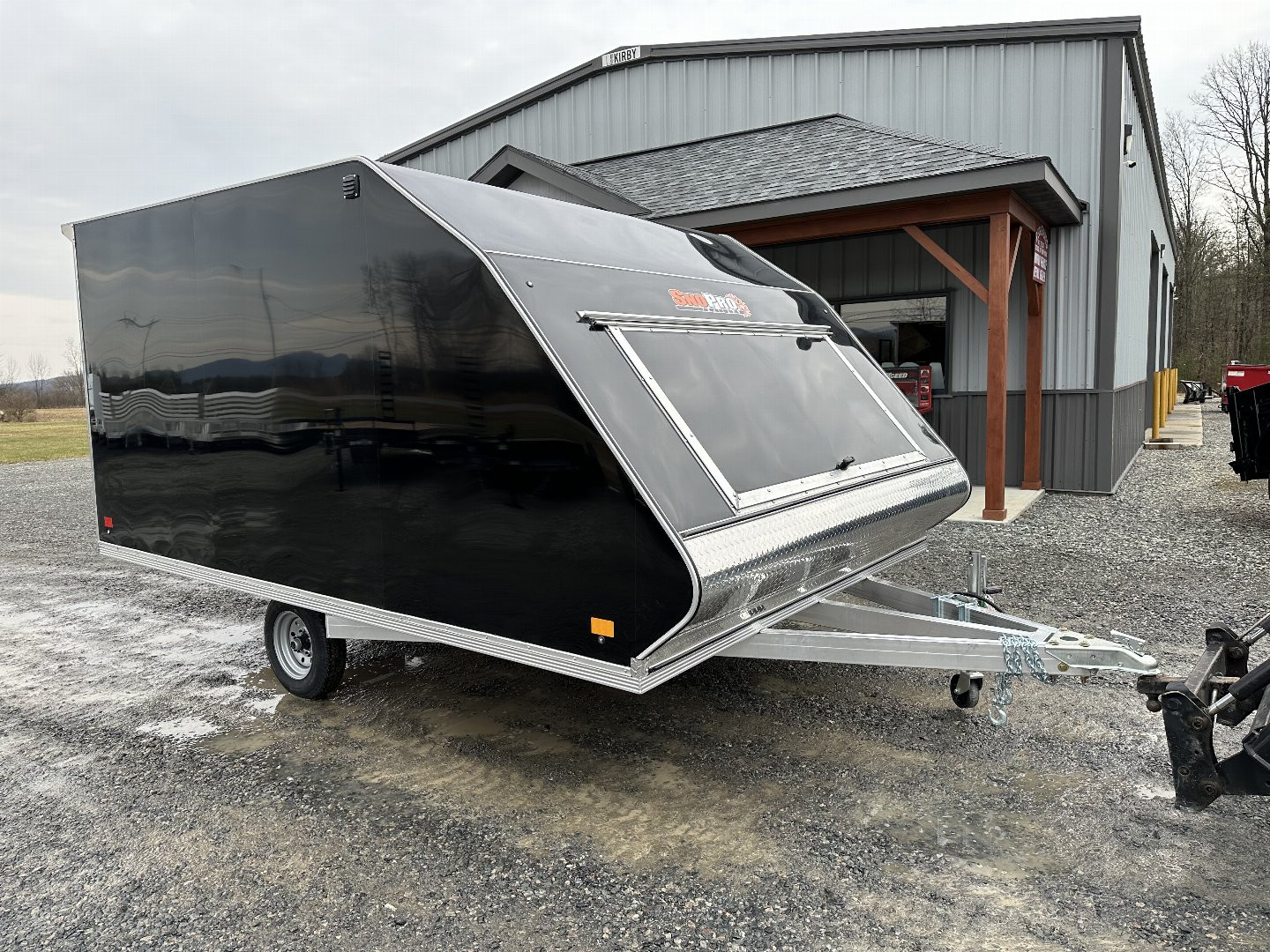 New 2024 SNOPRO  101 X 12 HYBRID Snowmobile Trailer