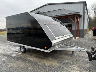 New 2024 SNOPRO  101 X 12 HYBRID Snowmobile Trailer