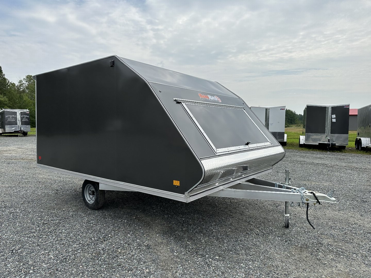 New 2024 SNOPRO  101 X 12 HYBRID Snowmobile Trailer