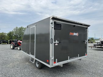 New 2024 SNOPRO  101 X 12 HYBRID Snowmobile Trailer