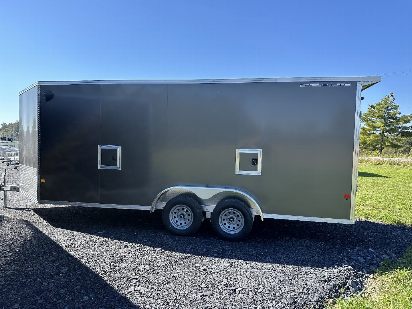 New 2024 STEALTH TRAILERS 7.4 X 18 STEALTH Snowmobile Trailer