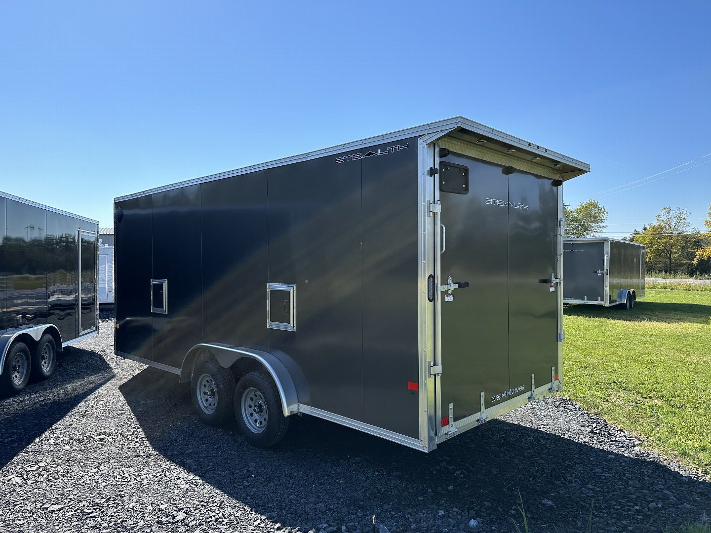 New 2024 STEALTH TRAILERS 7.4 X 18 STEALTH Snowmobile Trailer
