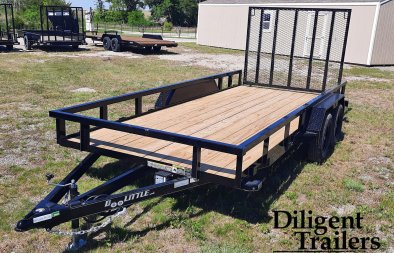New 2025 DOOLITTLE TRAILER MFG 77 x16' Utility Trailer