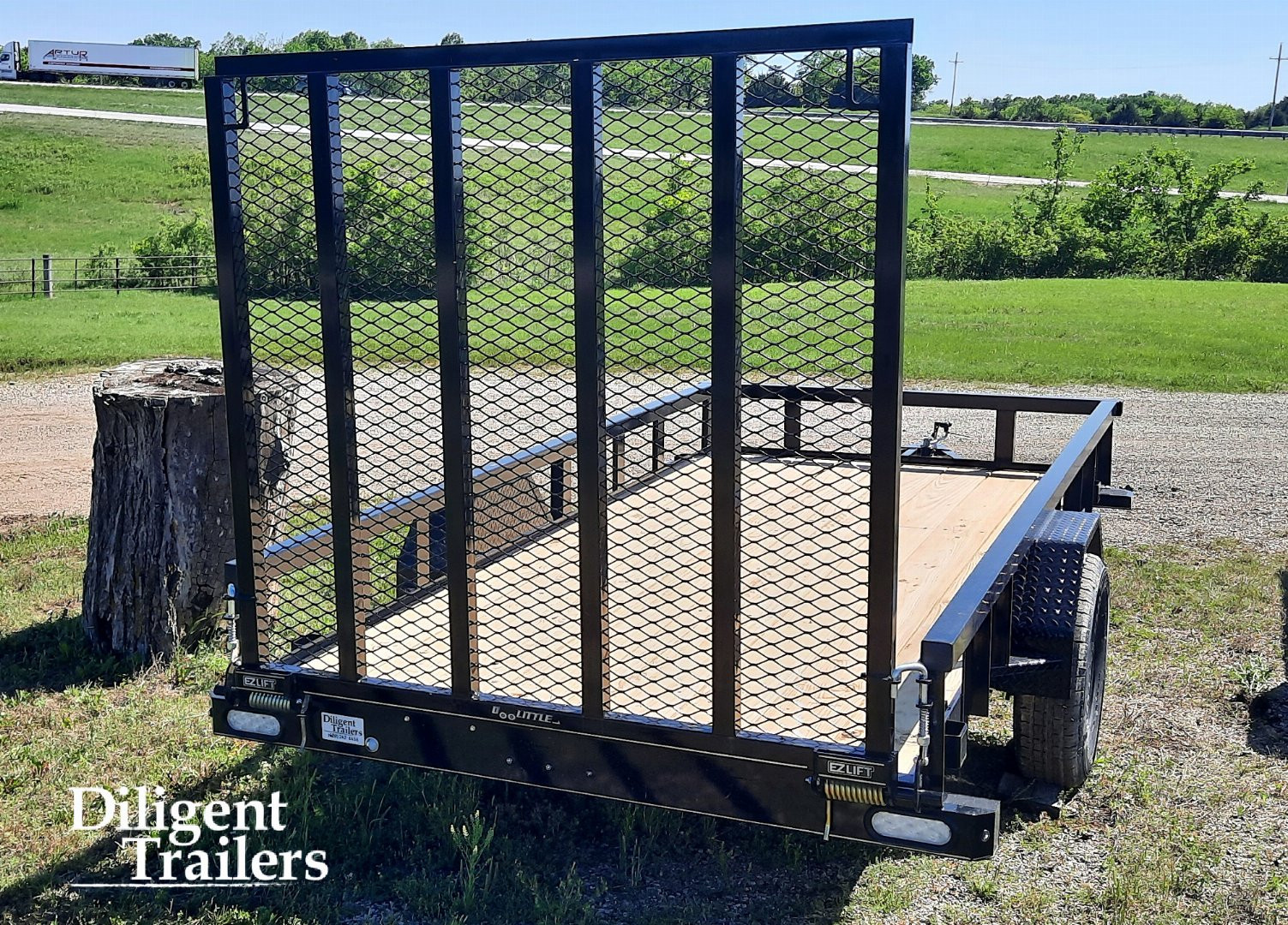 New 2025 DOOLITTLE TRAILER MFG 66" x12' Utility Trailer