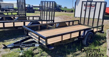 New 2025 DOOLITTLE TRAILER MFG 66" x12' Utility Trailer
