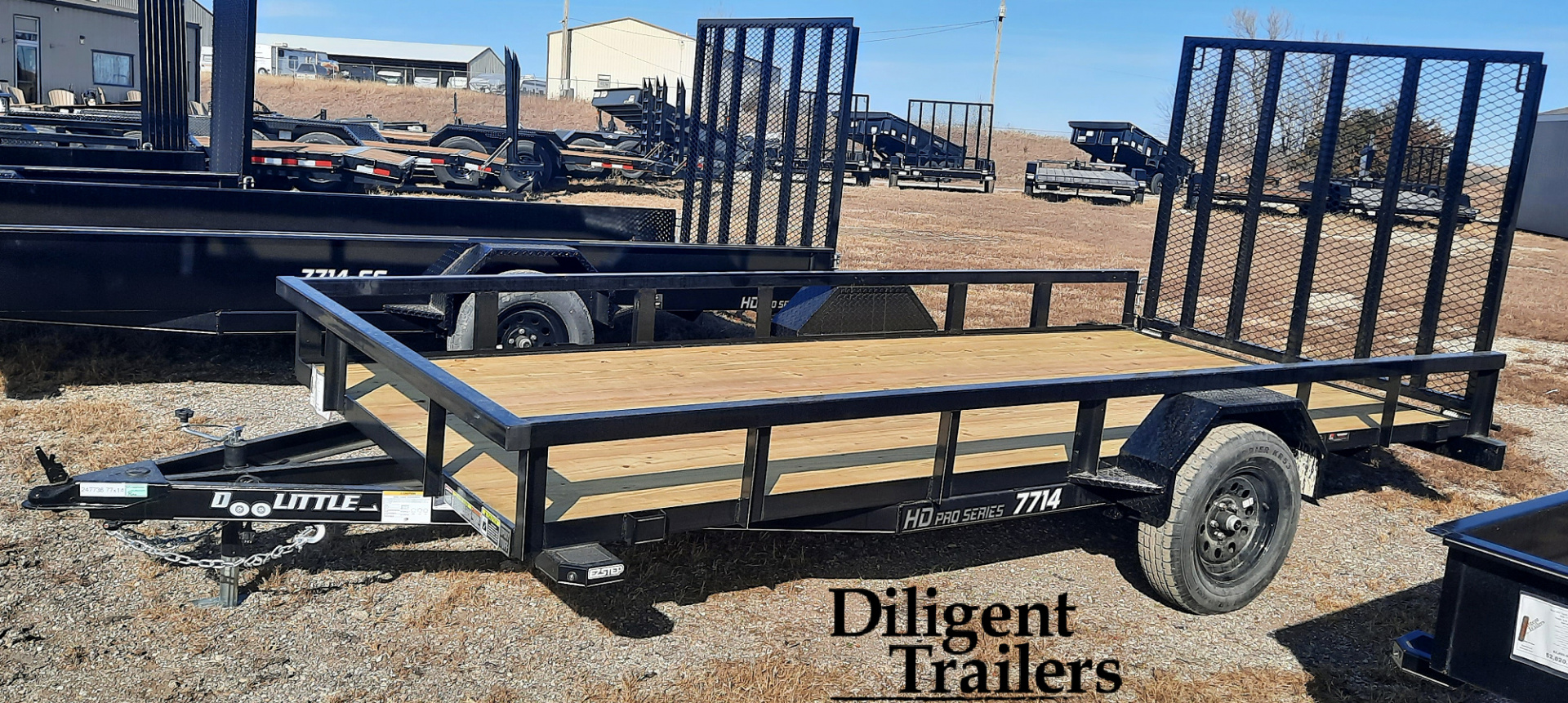 New 2026 Doolittle Trailers 77 x14' Utility Trailer
