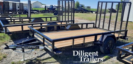New 2025 DOOLITTLE TRAILER MFG 77  x12' Utility Trailer