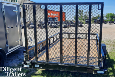 New 2025 DOOLITTLE TRAILER MFG 77" x12' Utility Trailer