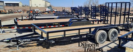 New 2025 DOOLITTLE TRAILER MFG 77 x16' Utility Trailer