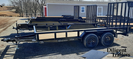 New 2025 DOOLITTLE TRAILER MFG 77 x14' Utility Trailer