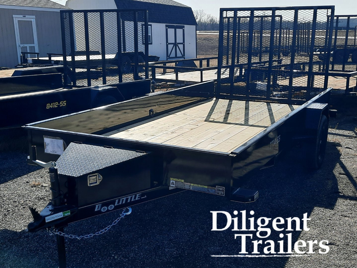 New 2025 DOOLITTLE TRAILER MFG 77 x14' SS Utility Trailer
