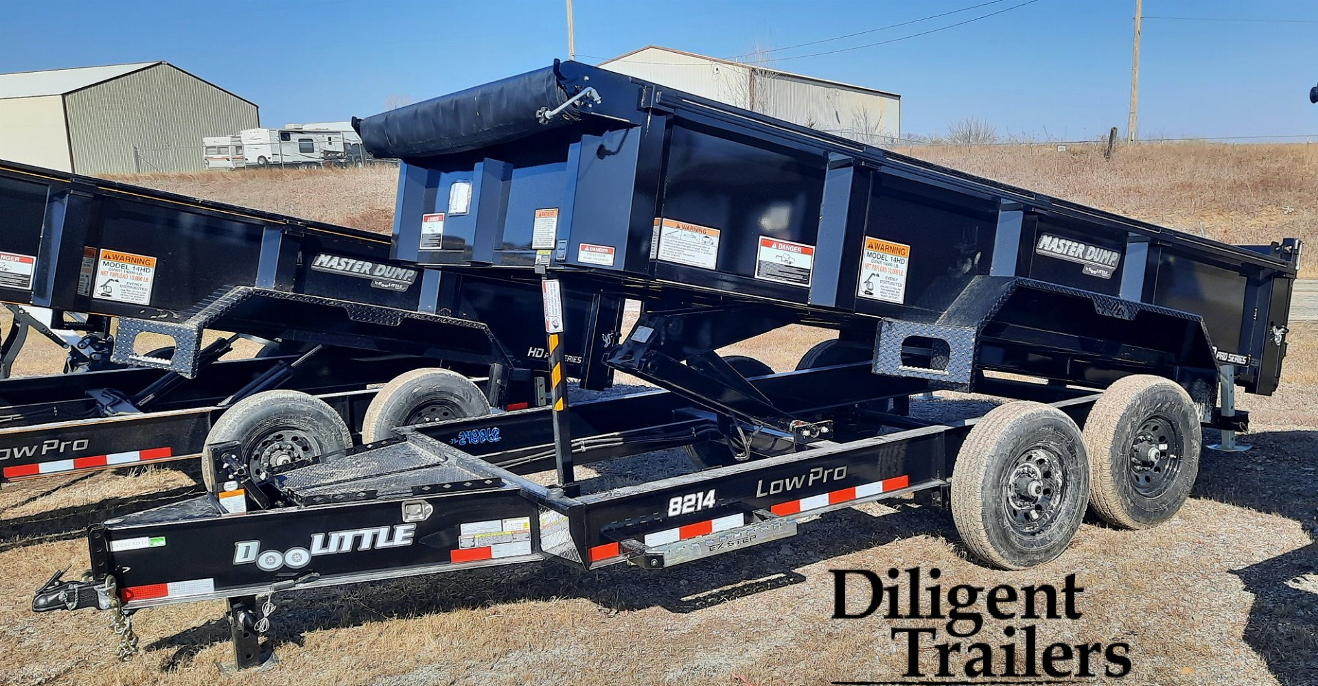 New 2025 DOOLITTLE TRAILER MFG 82"x14' Dump Trailer Dump Trailer