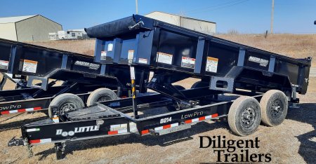 New 2025 DOOLITTLE TRAILER MFG 82"x14' Dump Trailer Dump Trailer