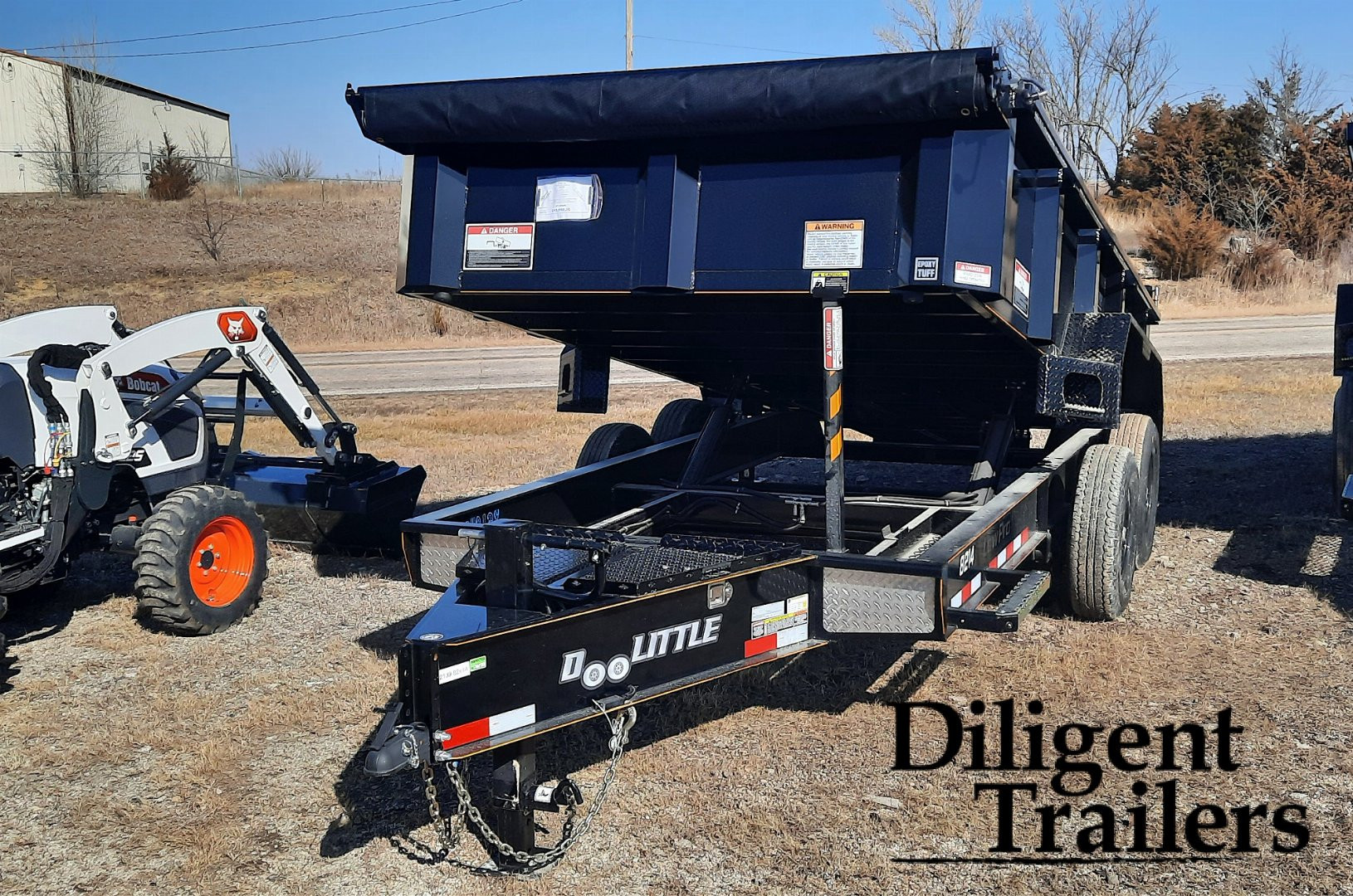 New 2025 Doolittle Trailer Mfg 82"x14' Tandem Axle 14K Dump Trailer