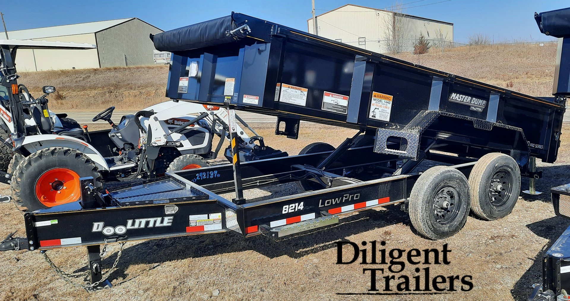 New 2025 Doolittle Trailer Mfg 82"x14' Tandem Axle 14K Dump Trailer