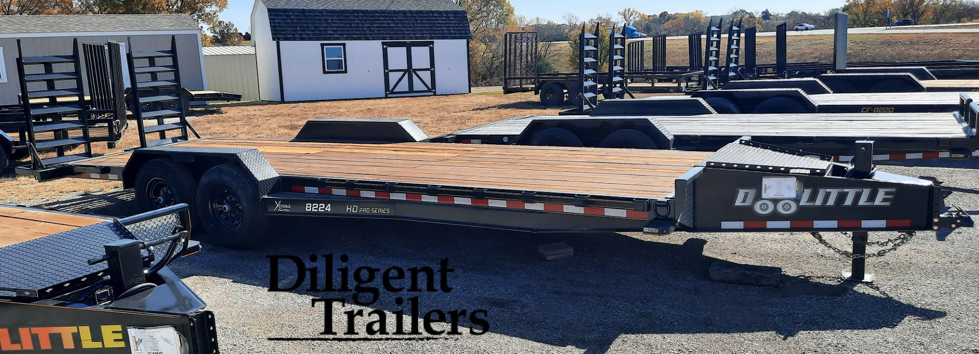 New 2025 DOOLITTLE TRAILER MFG 82 x24' Equipment Trailer